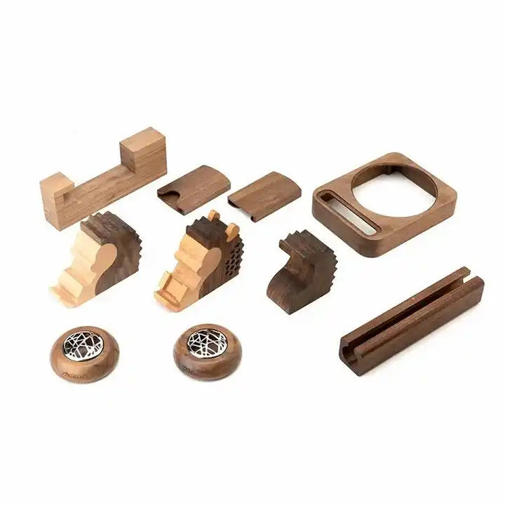 Custom CNC Wood Components with Customizable Finish for Furniture Making